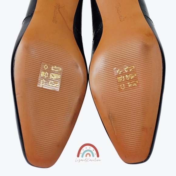 New! Madewell The Dimes Kitten-Heel Boot in Crinkle Leather 8.5 - Picture 15 of 15